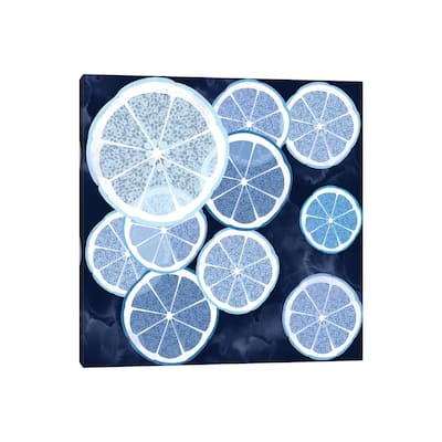 iCanvas "Blue Citrus" by Thomas Little Canvas Print