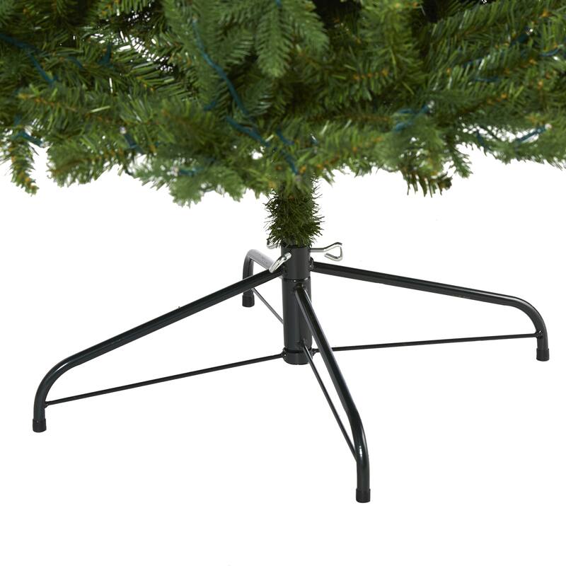 7ft Artificial Christmas Tree with Clear Lights - New Hampshire Fir Holiday Decor - Green - 56