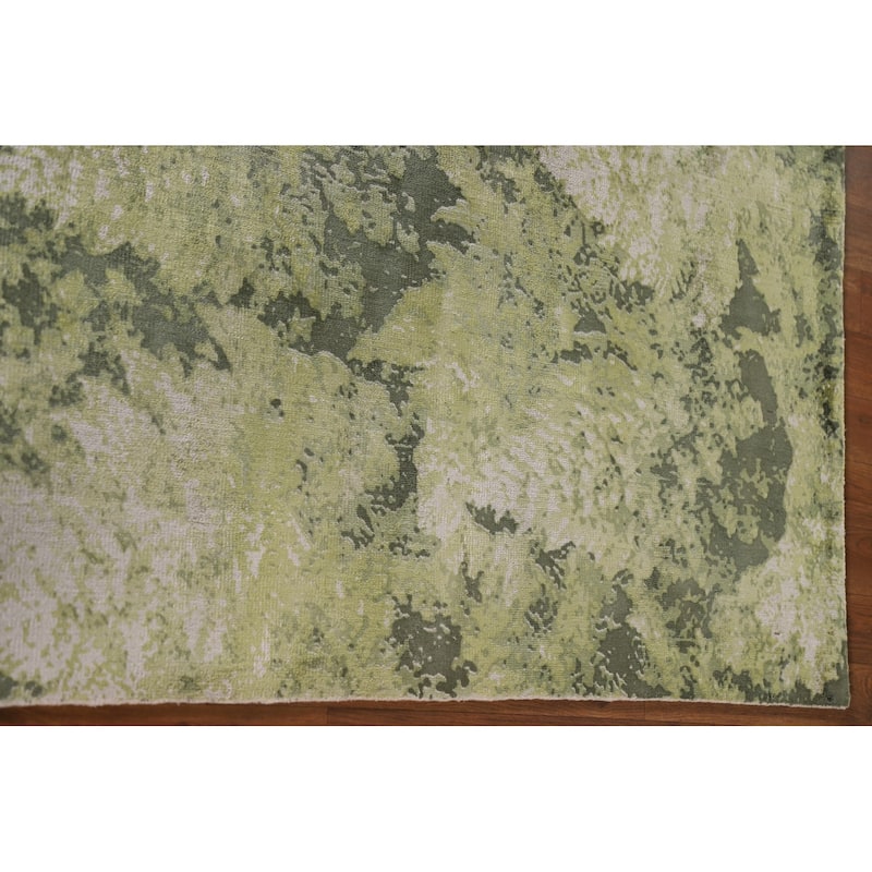 Abstract Modern Area Rug Handmade Wool Carpet - 4'7"x 6'5"