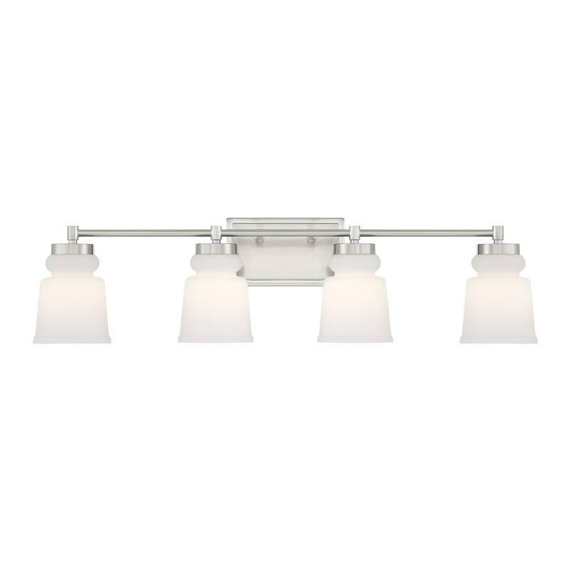 Meridian M80059 4 Light 32" Wide Bathroom Vanity Light - Brushed Nickel