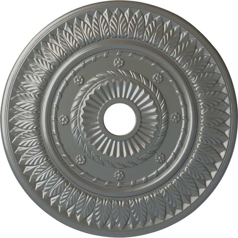 26 3/4"OD x 3 5/8"ID x 1 1/8"P Leaf Ceiling Medallion