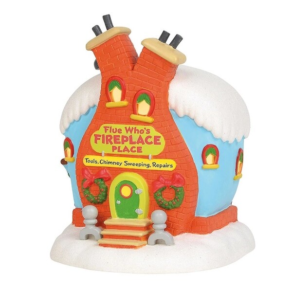 Shop Department 56 Dr Seuss The Grinch Village Flue Who S