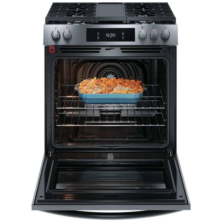 Frigidaire GCFG3060B 30" Wide 6.1 Cu. Ft. Gas Range with Air Fry and