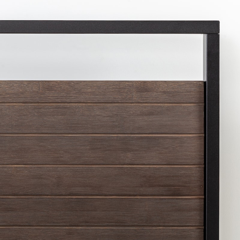 Priage by ZINUS Bamboo and Metal Platform Bed Frame