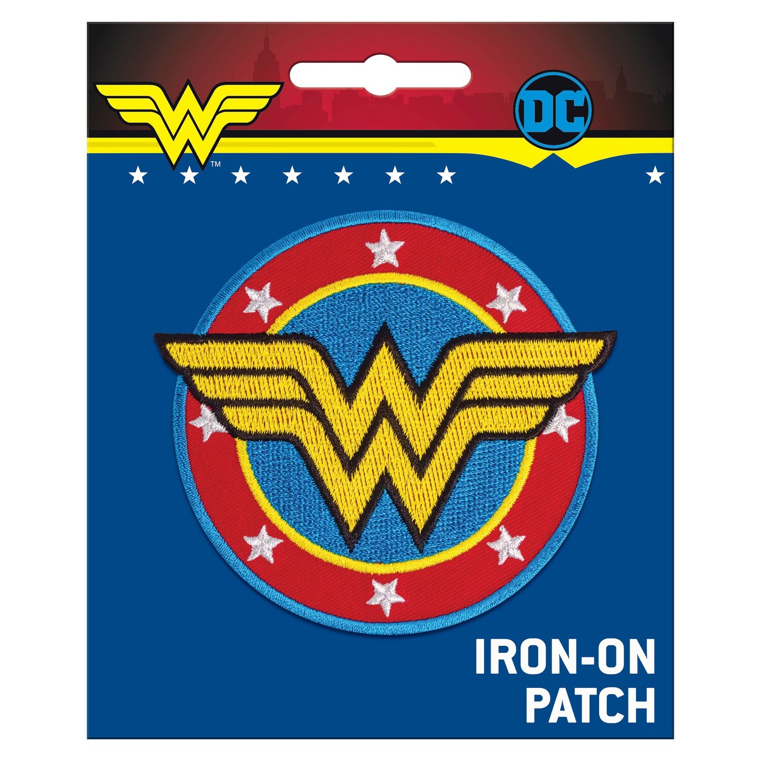 Shop Dc Comics Wonder Woman Logo Embroidered Iron On Patch Overstock 31261349