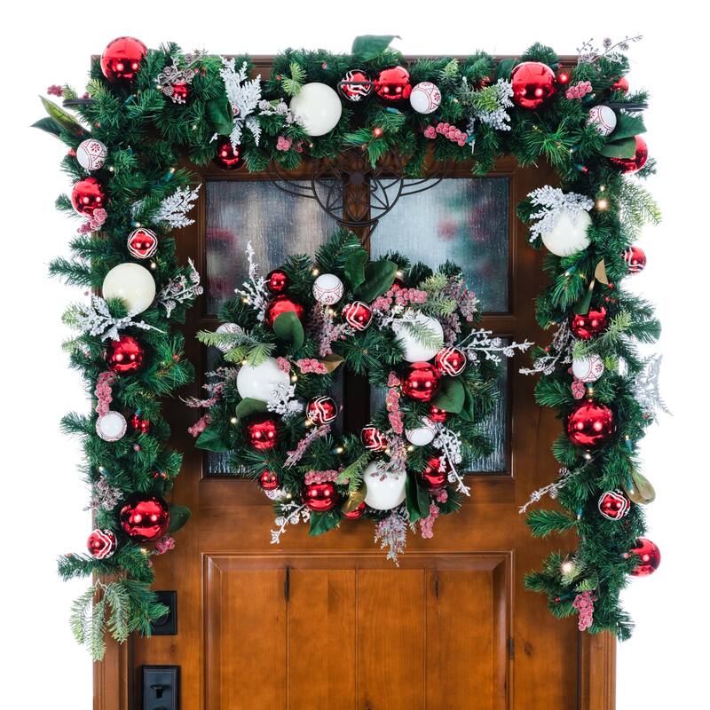 Village Lighting 24 in. Wreath - Nordic