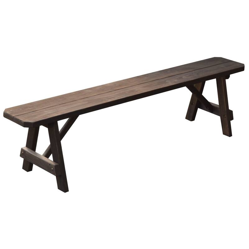 Pine 6' Traditional Bench