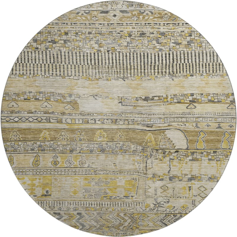 Premium Washable Super Soft Modern Global Mayfield Rug