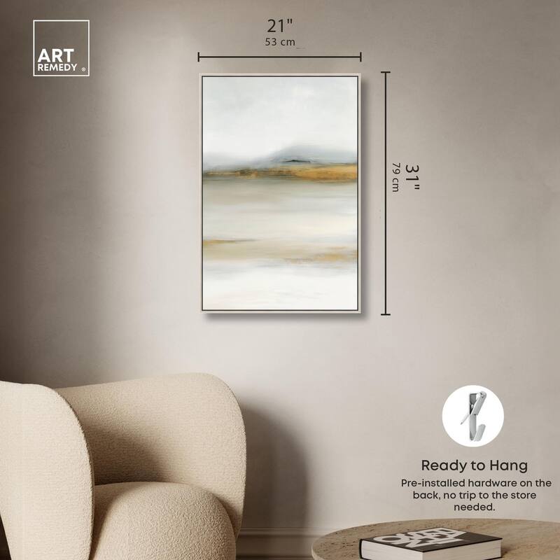 Misty Expanse II Canvas by Art Remedy