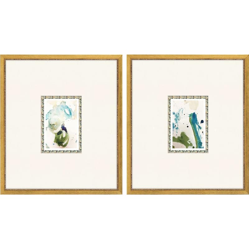 Child's Play S/2 Framed Art Giclee Under Glass - 17 X 15 X 1