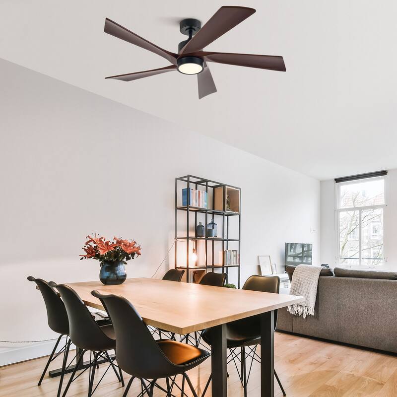 52" Ceiling Fan with Dimmable LED Lights