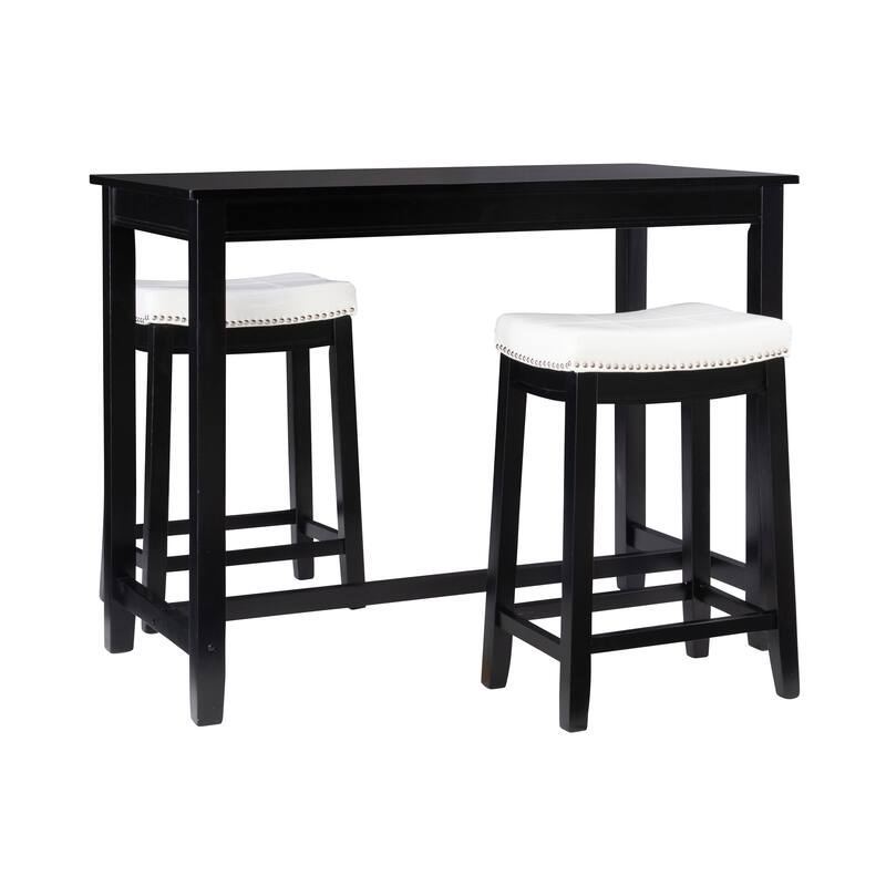 Bridgeport Wooden 3-Piece Counter Height Dining Set