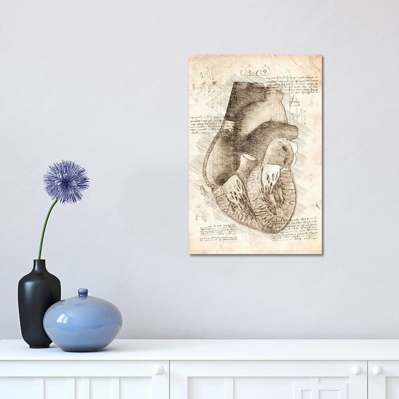 iCanvas "Human Heart Inside View" by Cornel Vlad Canvas Print - 18x12x1.5