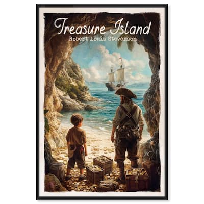 Treasure Island Classic Canvas by Art Remedy