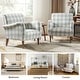 preview thumbnail 6 of 43, HULALA HOME Mandan 29.5" Wide Farmhouse Accent Armchair with Solid Wood Legs