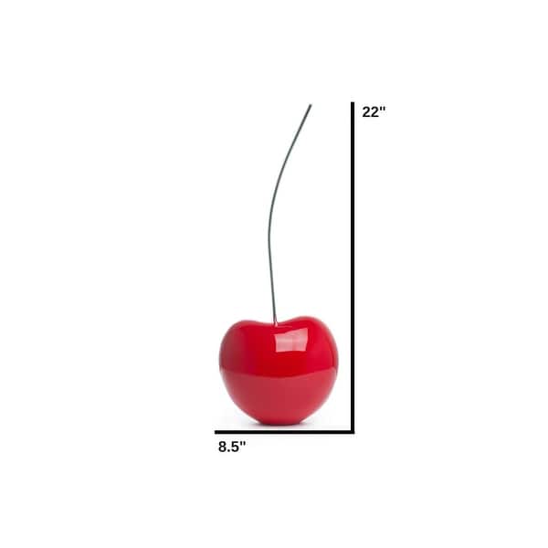 dimension image slide 6 of 7, Cherry Resin Sculpture