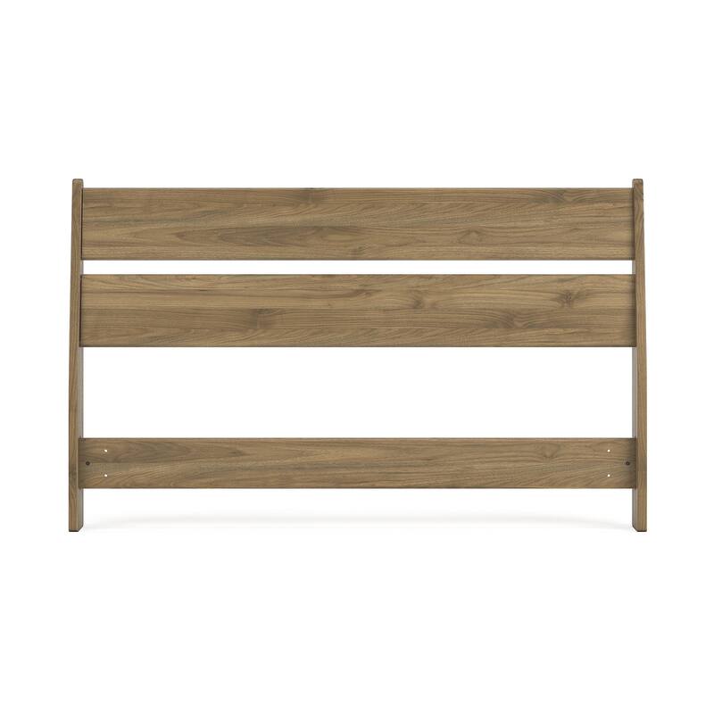 Signature Design by Ashley Deanlow Honey Panel Headboard with Dresser and Nightstand