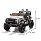 preview thumbnail 63 of 78, 2-seater Kids Ride On Electric Car W/parents control,light&rear searchlight,Power display, Four-wheel suspension Pink