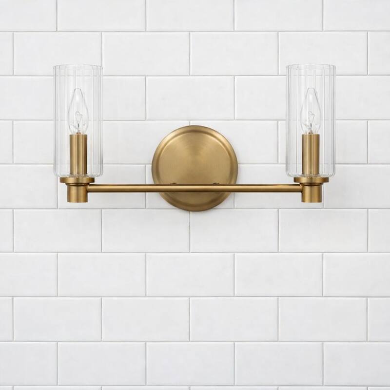 Zana Elegant Double-Light Wall Sconce with Modern Flair