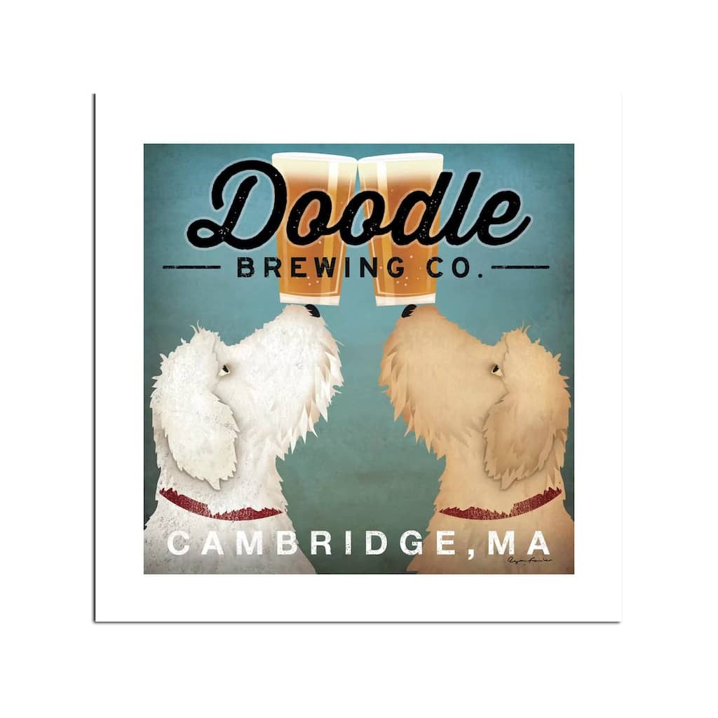 Doodle Brewing Co. Fine Art Paper Print by Ryan Fowler - Multi