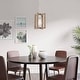 preview thumbnail 8 of 23, Modern Farmhouse 1-light Geometric Kitchen Island Pendant Lighting - 8 in. D