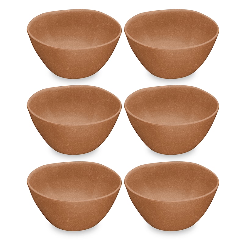 Abode Homewares Planta Cereal Bowl - Matte Terracotta - 6" - Set of 6 - 6 Piece