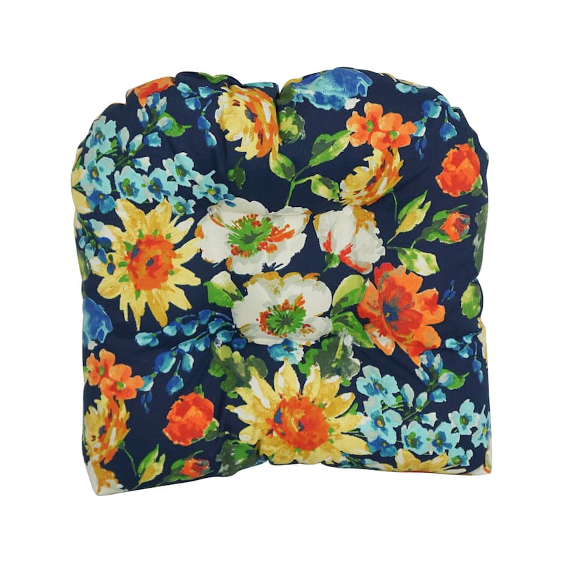19-inch Rounded Back Indoor/Outdoor Chair Cushions (Set of 2)