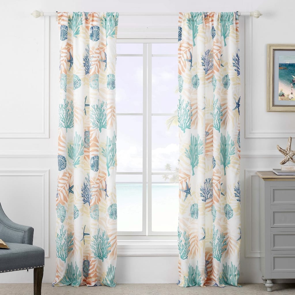 Greenland Home Fashions Montego Curtain Panels (set of 2)