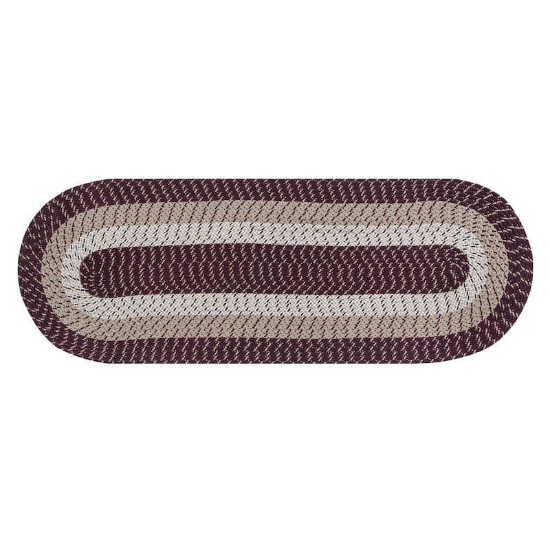 Better Trends Country Braid Reversible Area Rug