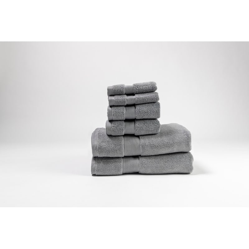 Signature 6-Piece 100 Cotton Bath Towel Set