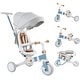 preview thumbnail 1 of 5, 7 in 1 Baby Tricycle, Foldable Toddler Tricycle with Removable