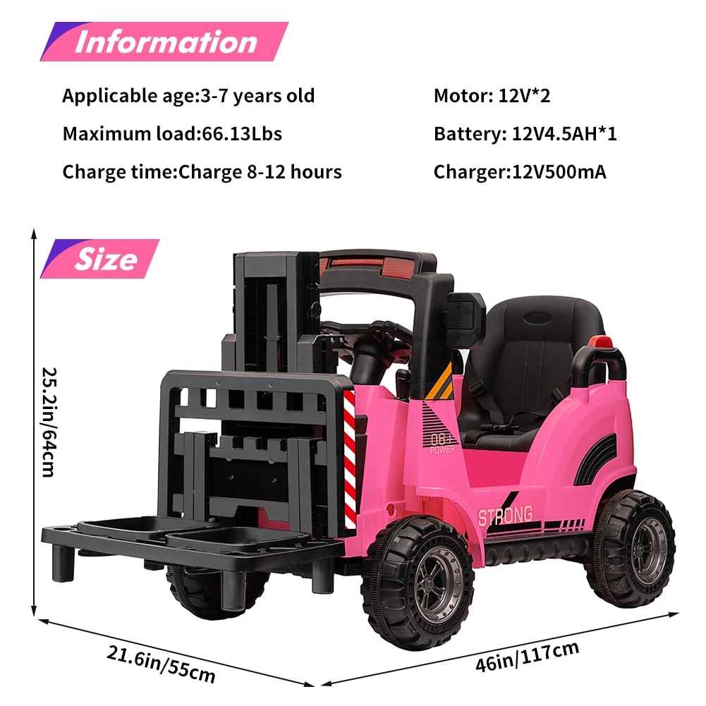 For Kids Forklift Forklift Power Wheels Best Factory Price 24V