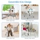 preview thumbnail 42 of 42, Babyjoy 4 in 1 Baby High Chair Convertible Toddler Table Chair Set - See Details