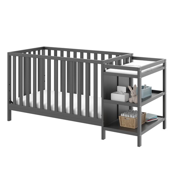 お気にいる Crib Convertible 4-in-1 Pacific and Bed - White Changer, 財布・ケース・小物入れ