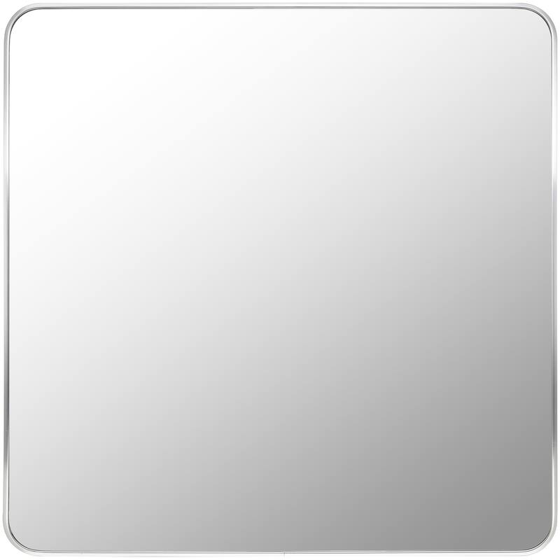 Livabliss Aranya Modern Aluminum Square Accent Mirror