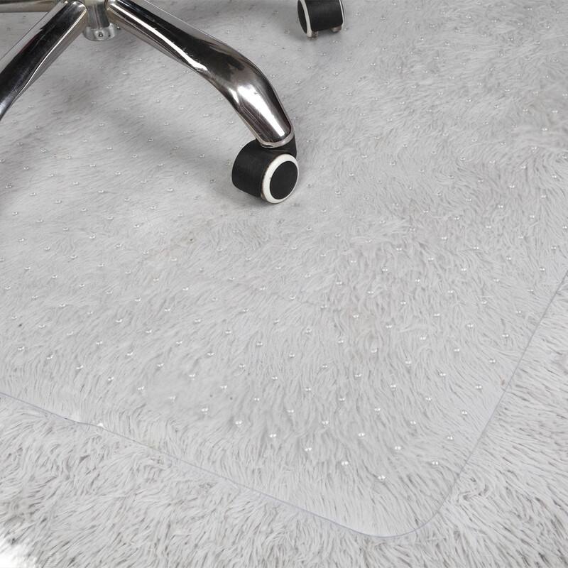 Office Floor Chair Mat With Lip, 36 x 48 inches, Easy Glide for Chairs, Flat Without Curling