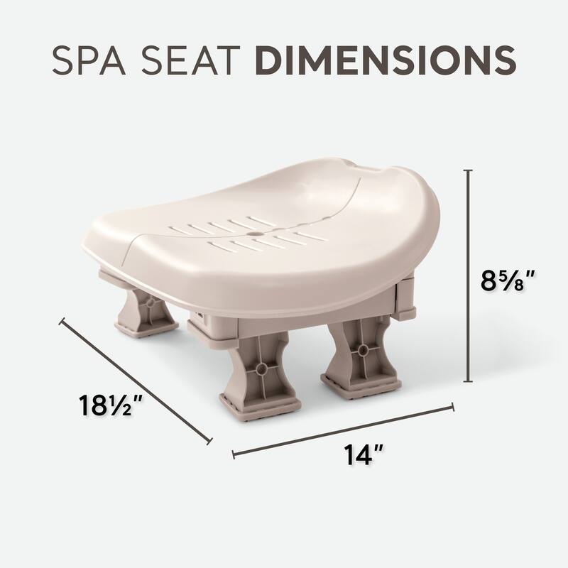Intex PureSpa Slip Resisting Inflatable Removable Hot Tub Seat Spa Accessory - 9