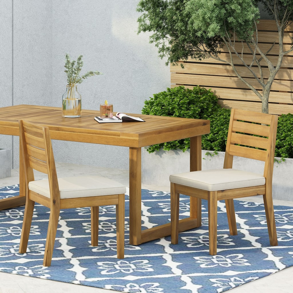 Outdoor Armless Dining Chair(Set of 2)
