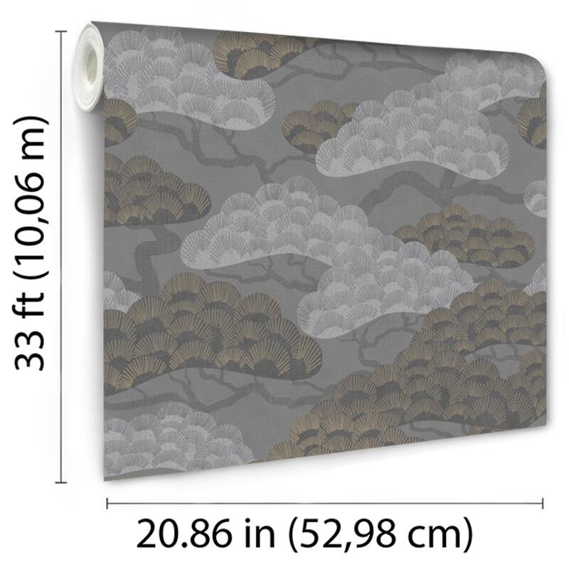 Veer Decor Bonsai Grove Wallpaper