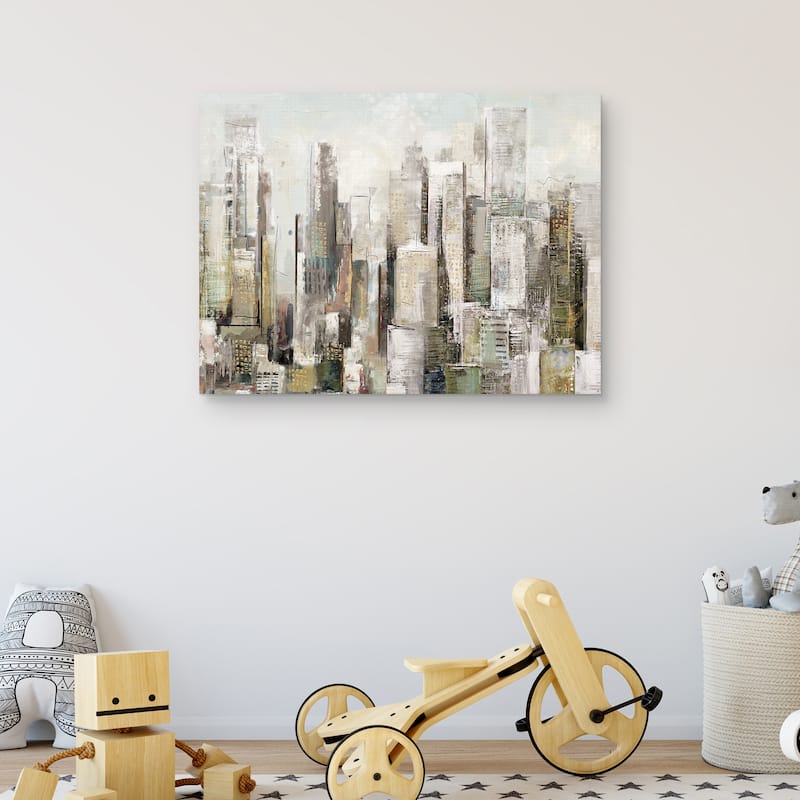 City Chic Gold by Studio Arts Canvas Art Print