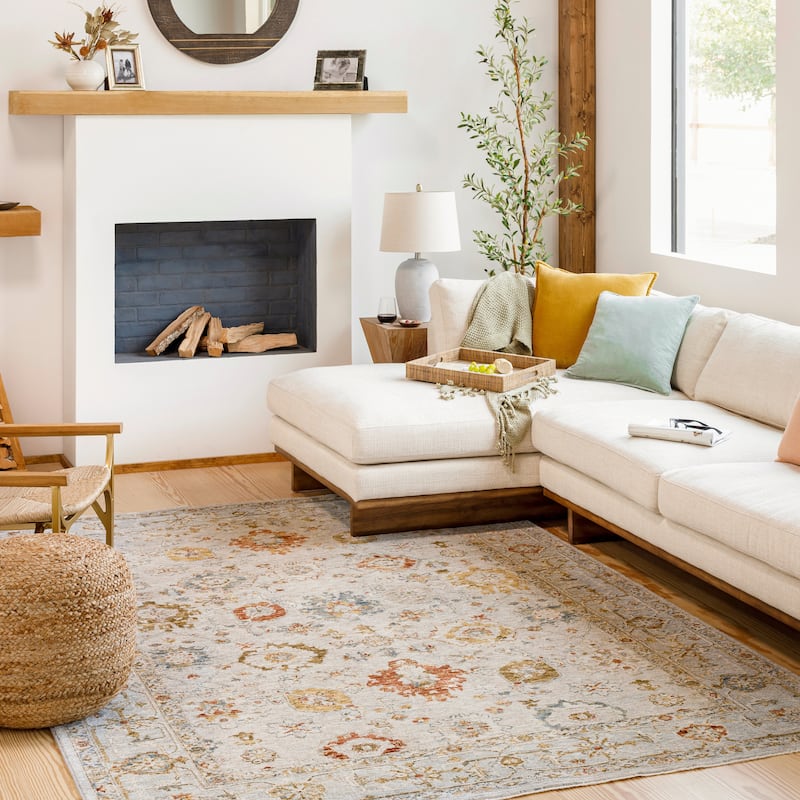 Artistic Weavers Gwyndolyn Traditional Medallion Area Rug - 10' x 14' - Cream