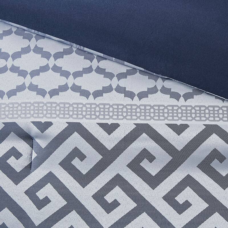 Madison Park Christian 7-piece Geometric Jacquard Comforter Set