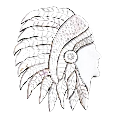 Novica Handmade Tribal Hero Glass Decorative Mirror