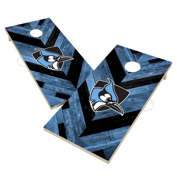slide 2 of 6, Johns Hopkins University Blue Jays Cornhole Board Set 16 Years and Up