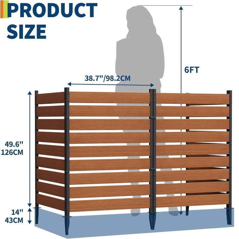 Decorative Wood Panel, Cedar Privacy Screen for Patio and Yard