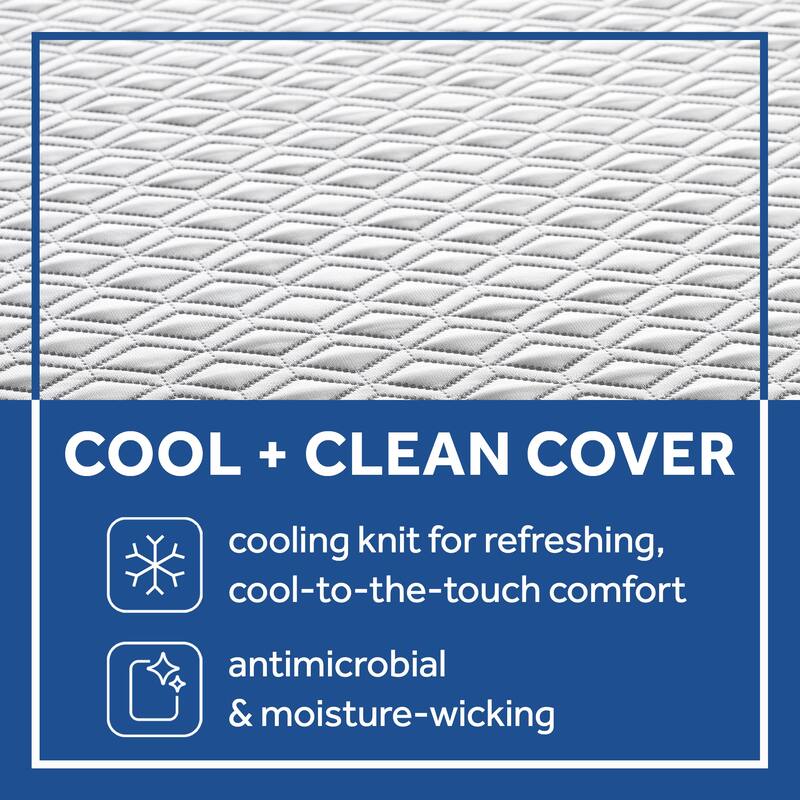 Sealy 14" Hybrid Mattress-in-a-Box with Cool & Clean Cover
