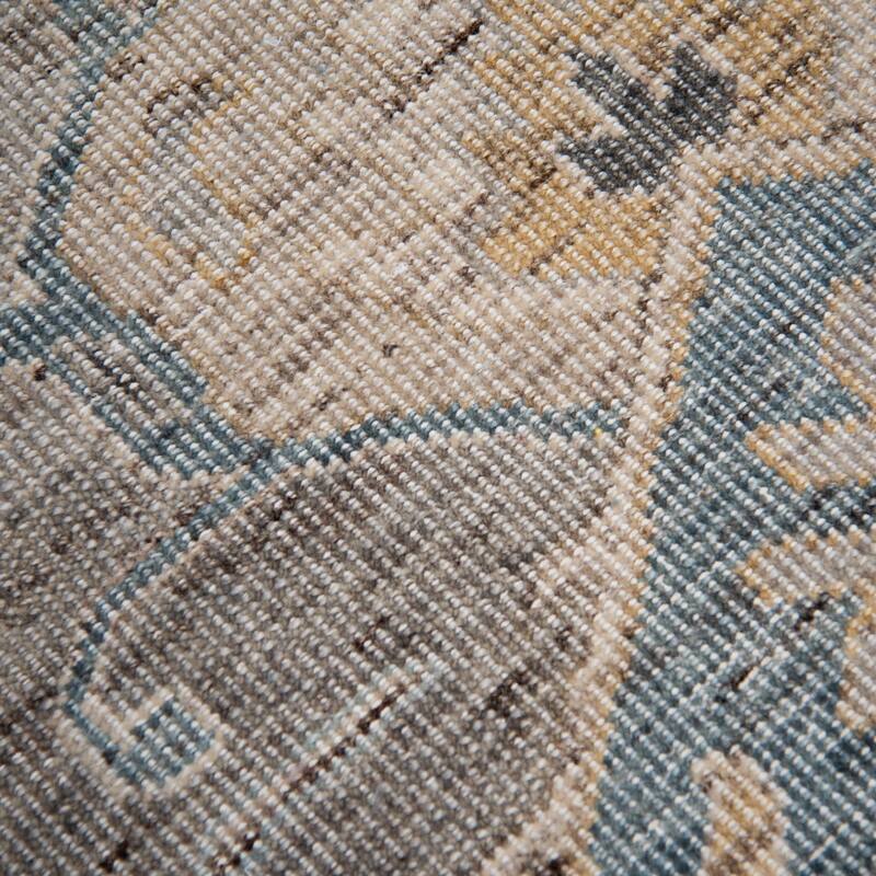 Alora Decor Traditional Hand-knotted Medallion Blue Rug