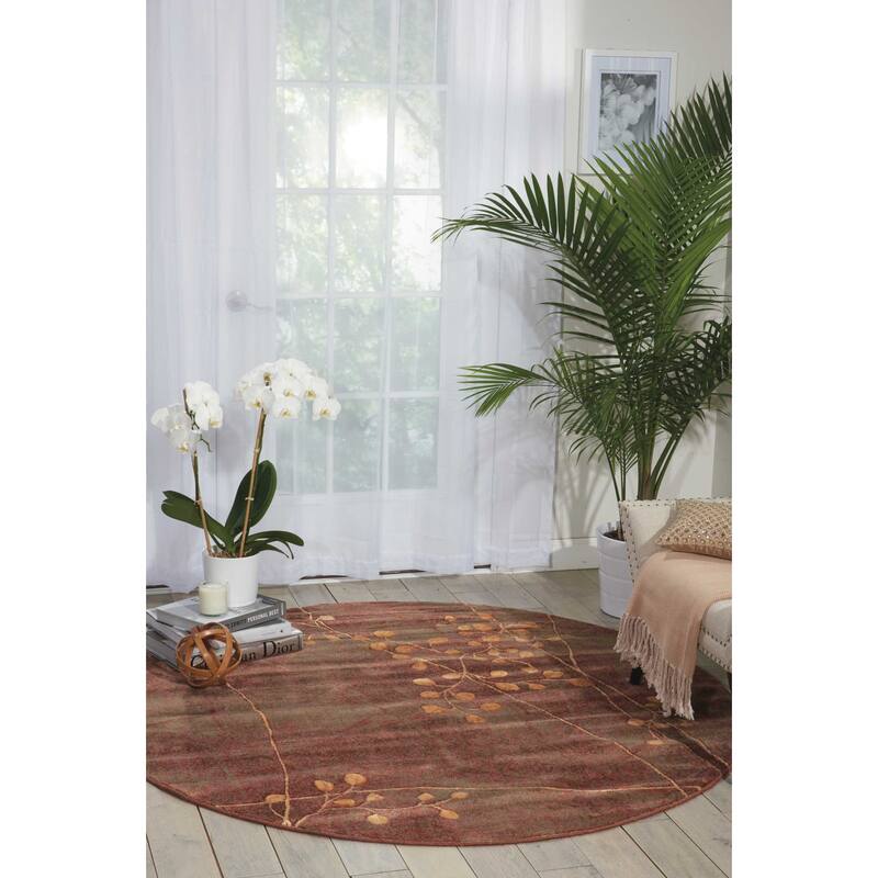 Copper Grove Oxford Floral Area Rug
