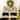 Glitzhome 10pcs 18.5"H Bronze/Ivory Resin Nativity Figurine Set
