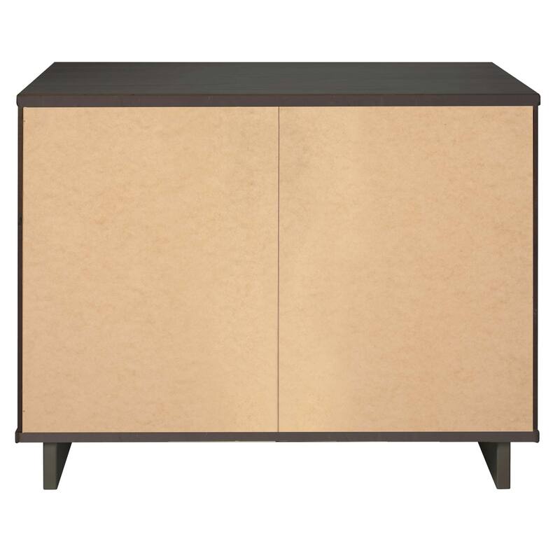 Manhattan Comfort 3-Piece Granville Modern Solid Wood Dresser Chest and Nighstand Set.